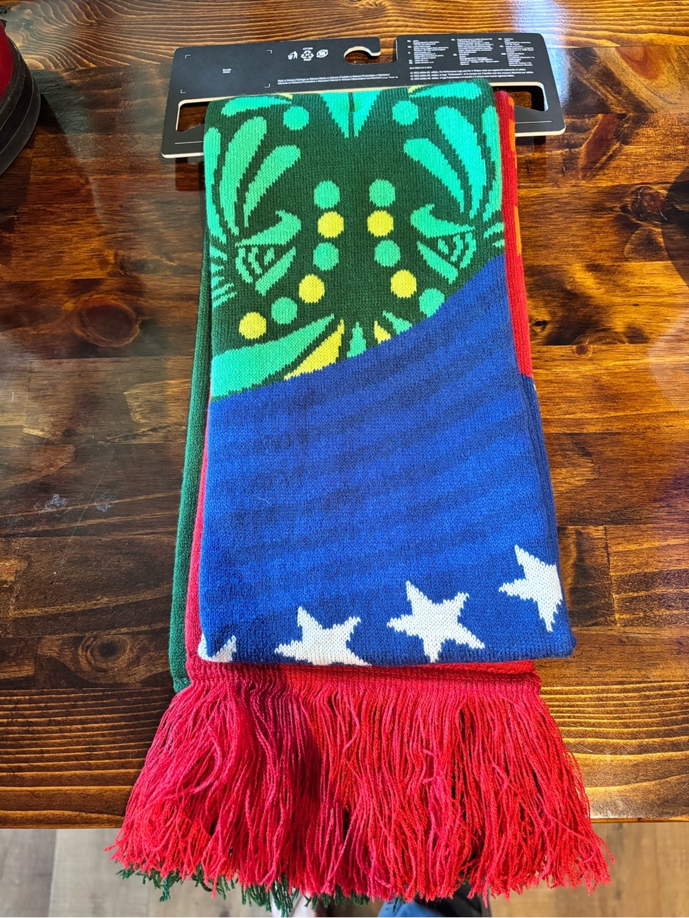 NWT adidas FIFA World Cup 26 Host Nations Scarf Green Red KE9641
